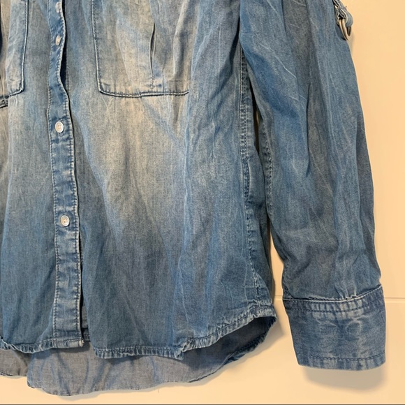 Calvin Klein | Denim Button Up Shirt - Picture 5 of 15